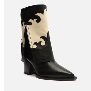 Arezzo Cowboy Boot | Arianna Mid Block Boot